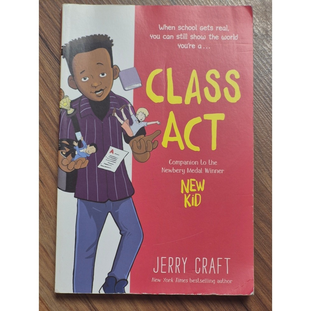 Class Act by Jerry Craft Graphic Novel Paperback Scholastic New Kid Companion